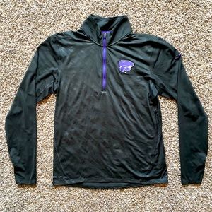 K-State Nike DriFit 3/4 Zip